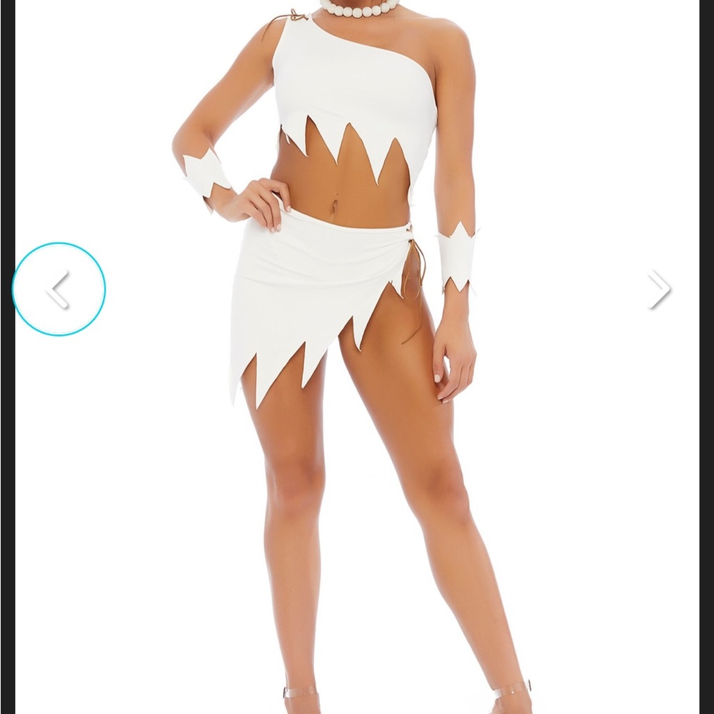 Bedrock babe flinestone sexy Halloween costume with stones